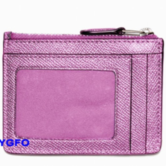 曆NWT Coach ID Skinny Wallet Coin Purse Key Chain - Picture 2 of 3